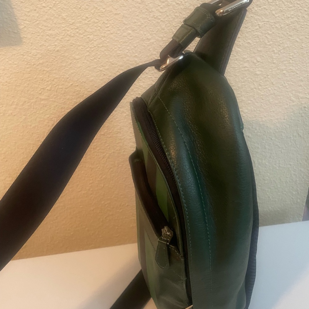 Palm/Pine/Black Unisex Coach Crossbody Bag - Picture 5 of 11